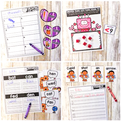 Kindergarten Math and ELA Centers