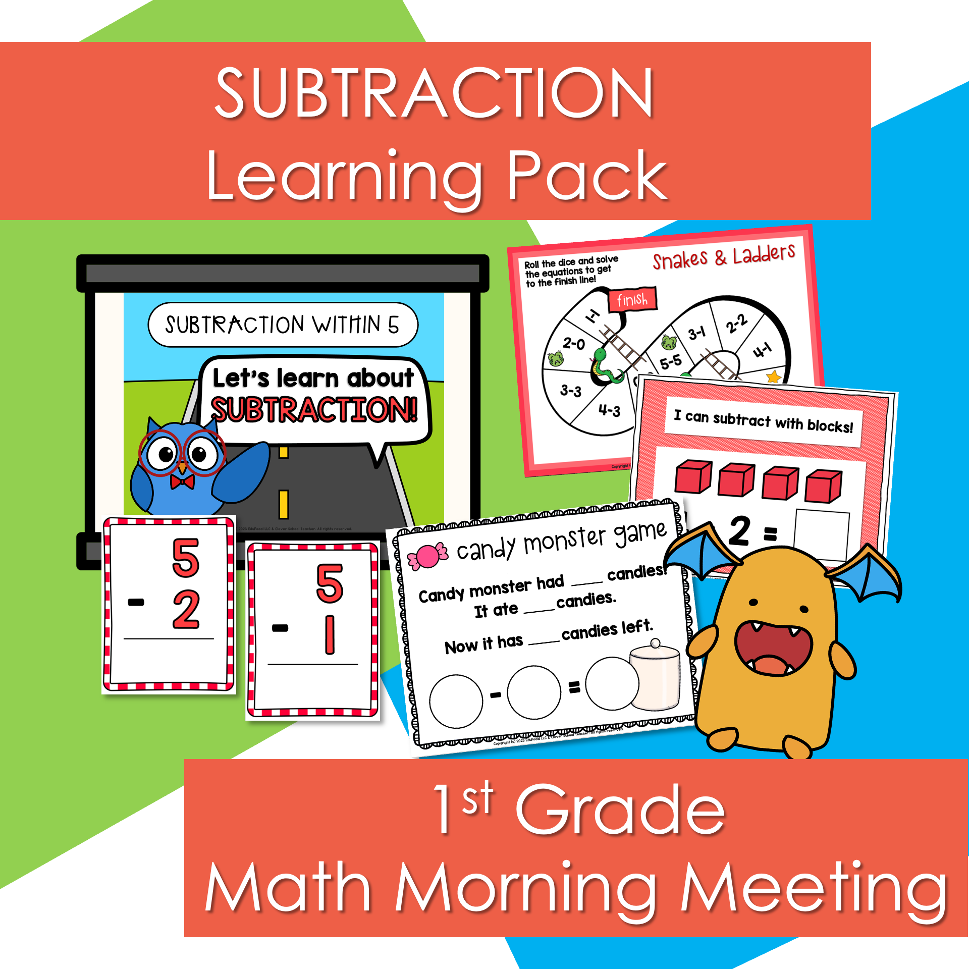 Subtraction Learning Pack