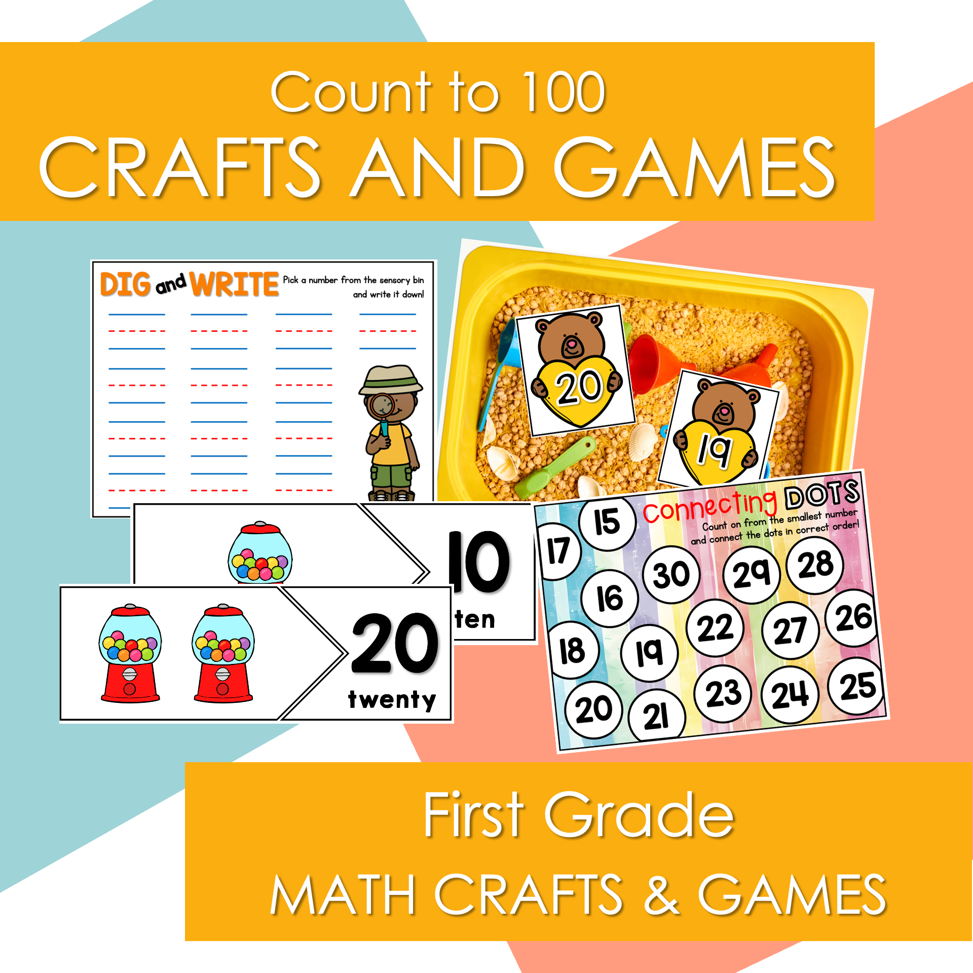 Count to 100 Crafts and Games