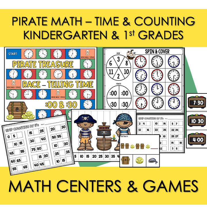 Pirate Count and Tell Time