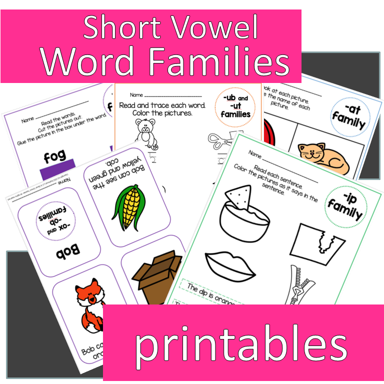 Short Vowel Word Families