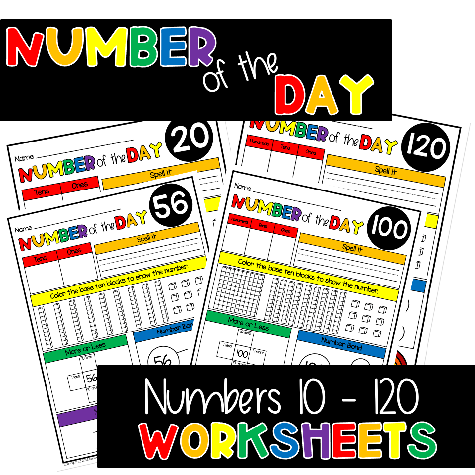 Number of the Day Worksheets
