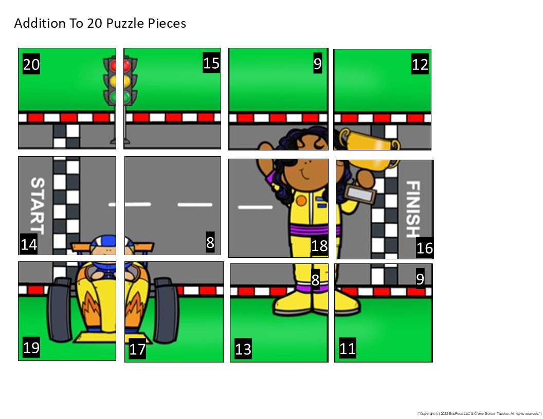 Fun Math Games Driving Driving Around Town Math Games - Clever School Teacher