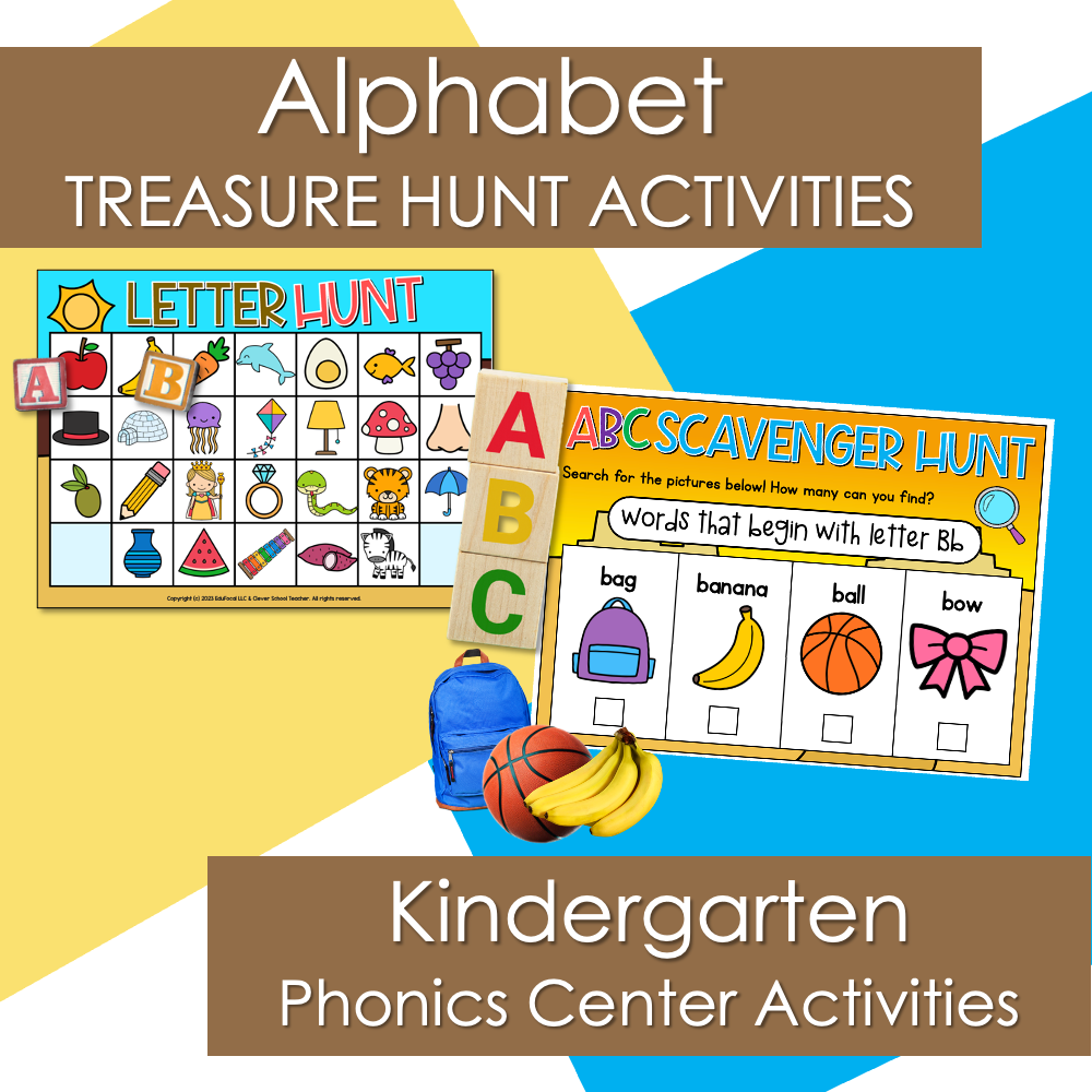 Kindergarten Alphabet Treasure Hunt