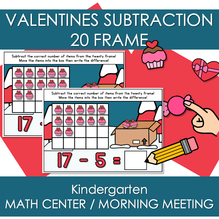 Valentines Subtraction 20 Frame Flattened