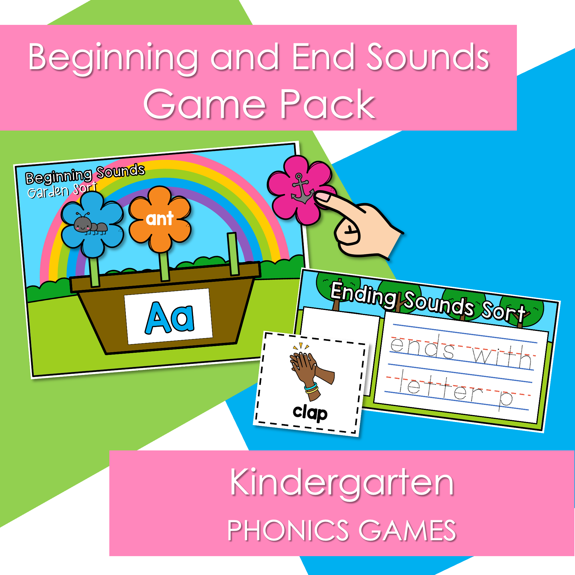 Beginning and End Sounds Game Pack